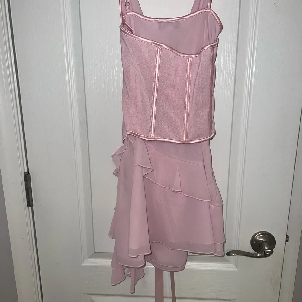 I.AM.GIA Pink Ruffle Dress - Picture 4 of 4